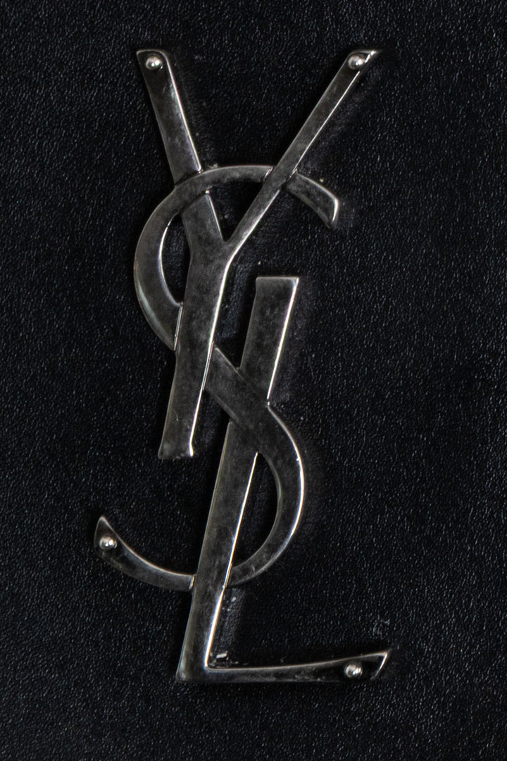SAINT LAURENT Sac bandoulière Boîte Love Heart Noir