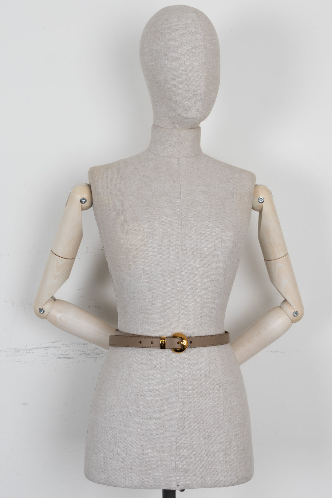 LOEWE Pebble Belt Leather Taupe