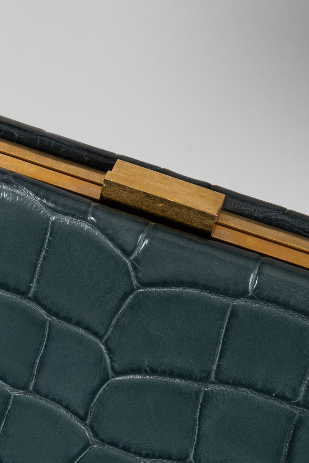CELINE Cypress Bag Alligator Green