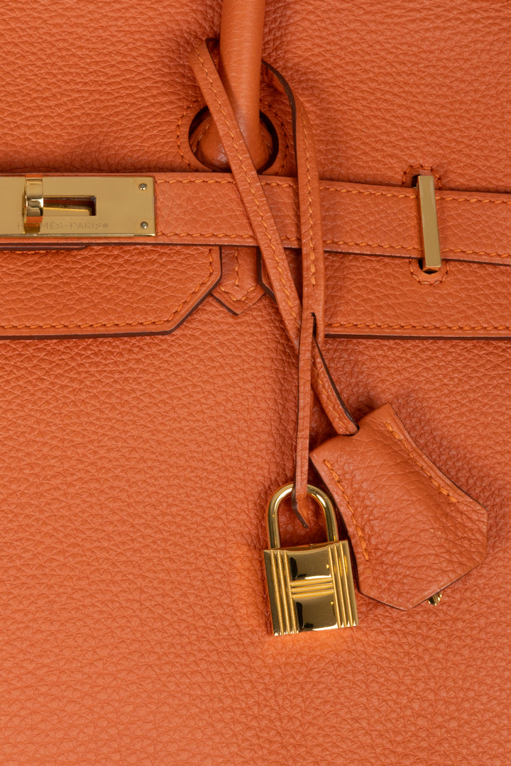 HERMÈS Birkin 35 Togo Orange