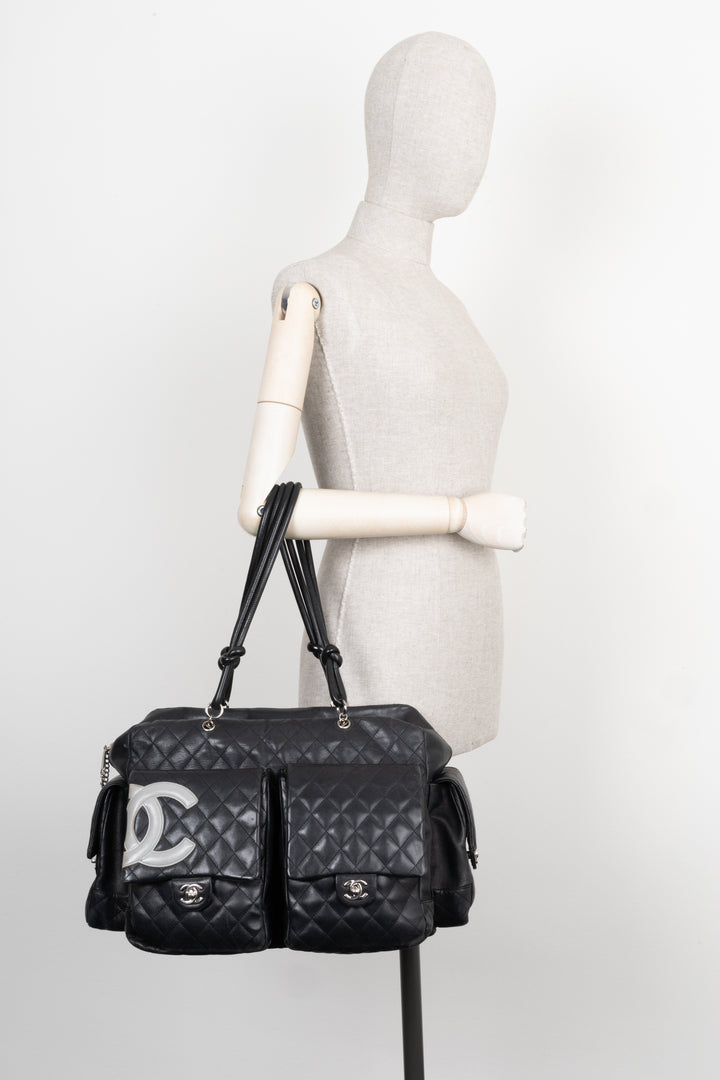 CHANEL Cambon Reporter Bag Black