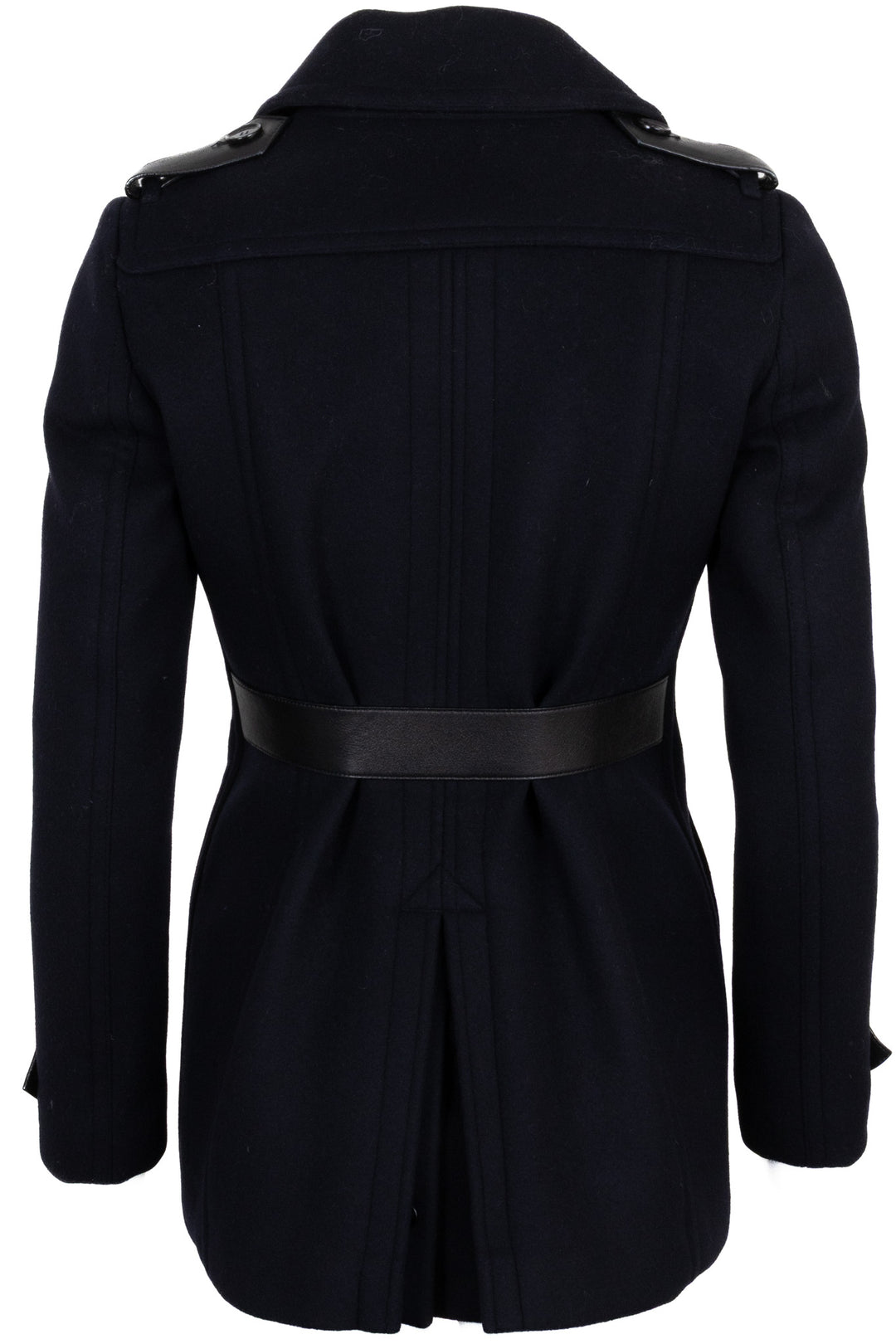 BURBERRY Tailored Coat Wool Midnight Blue