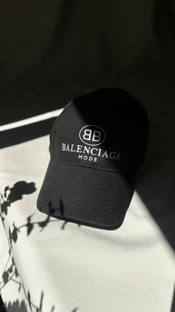 BALENCIAGA Logo Mode Cap Black
