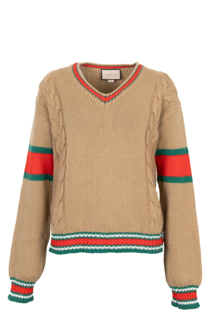 GUCCI Chunky Knit Brown