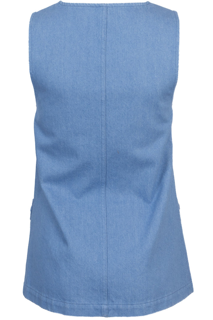 GUCCI Horsebit Mini Dress Denim Blue