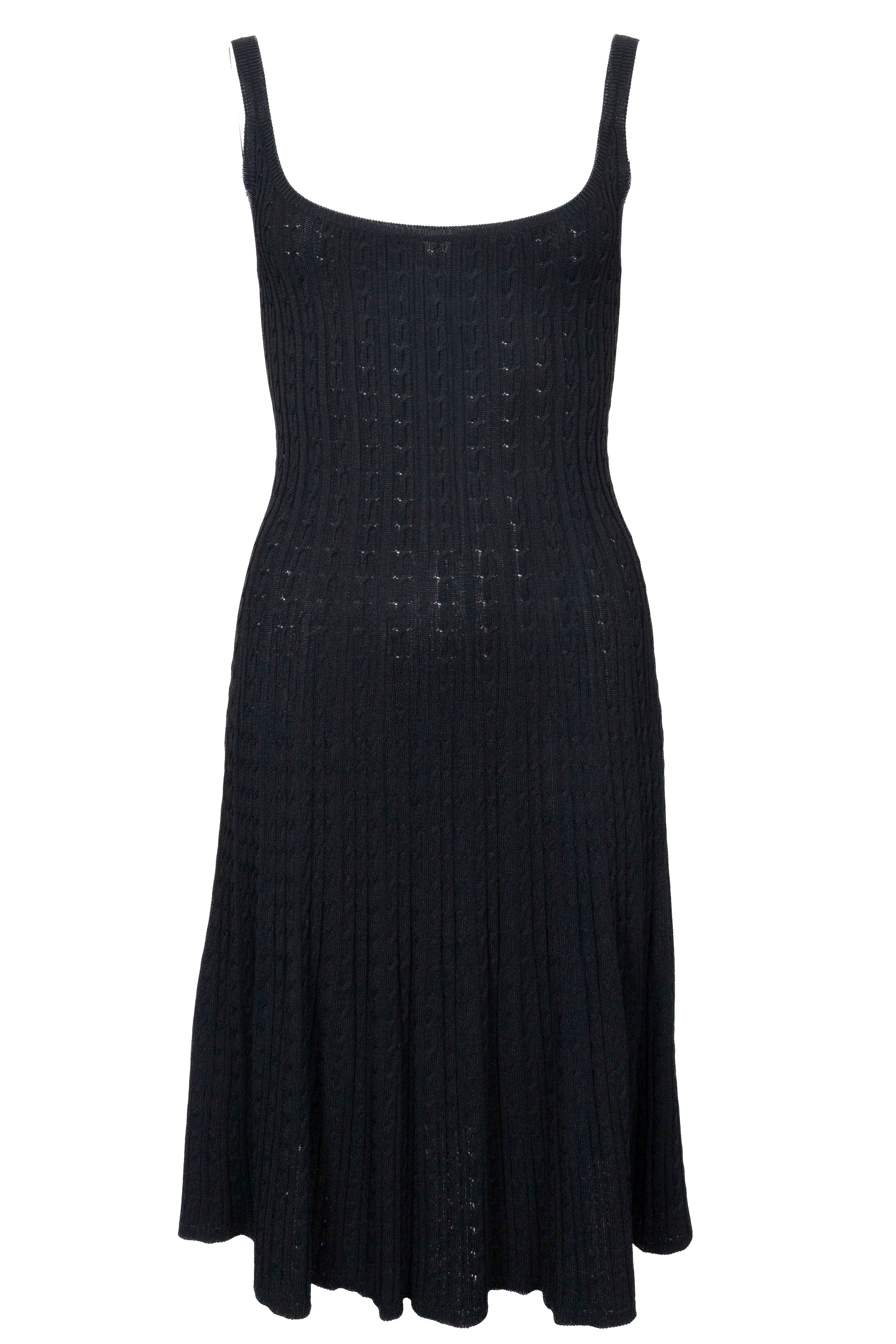 PRADA Knit Dress Black – REAWAKE