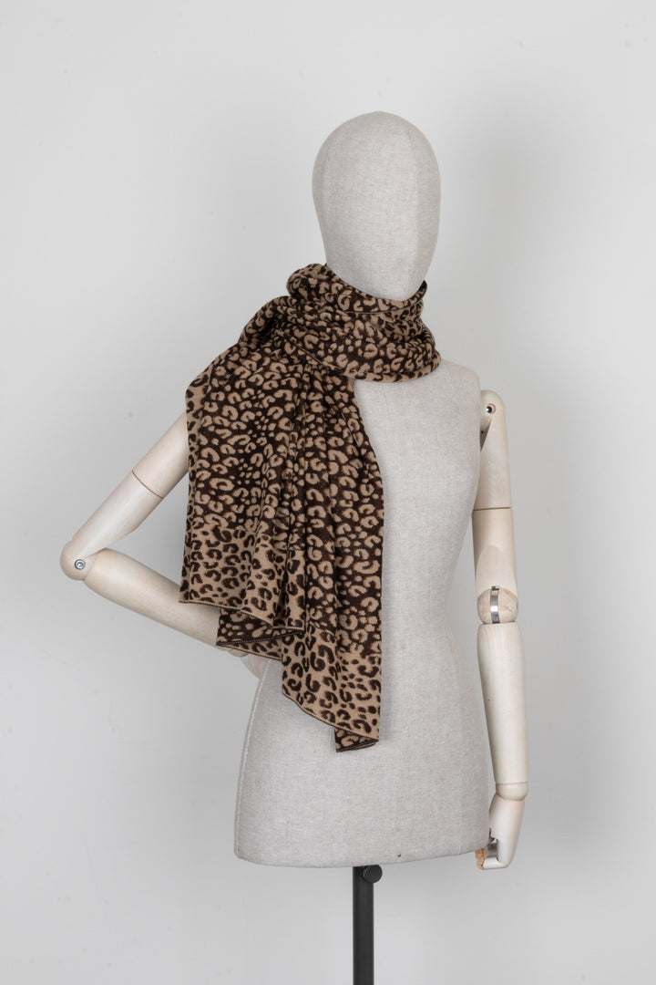 LOUISV VUITTON Knit Scarf Cashmere Silk Stephen Sprouse