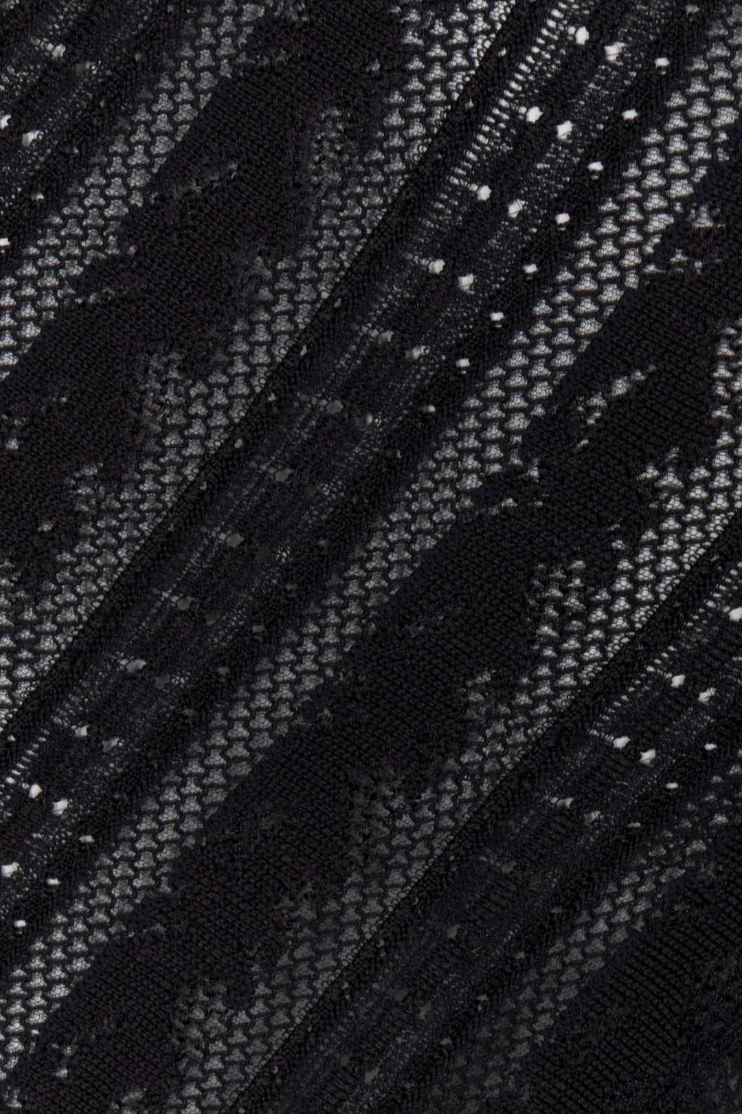 ALAÏA Sheer Knit Dress Black