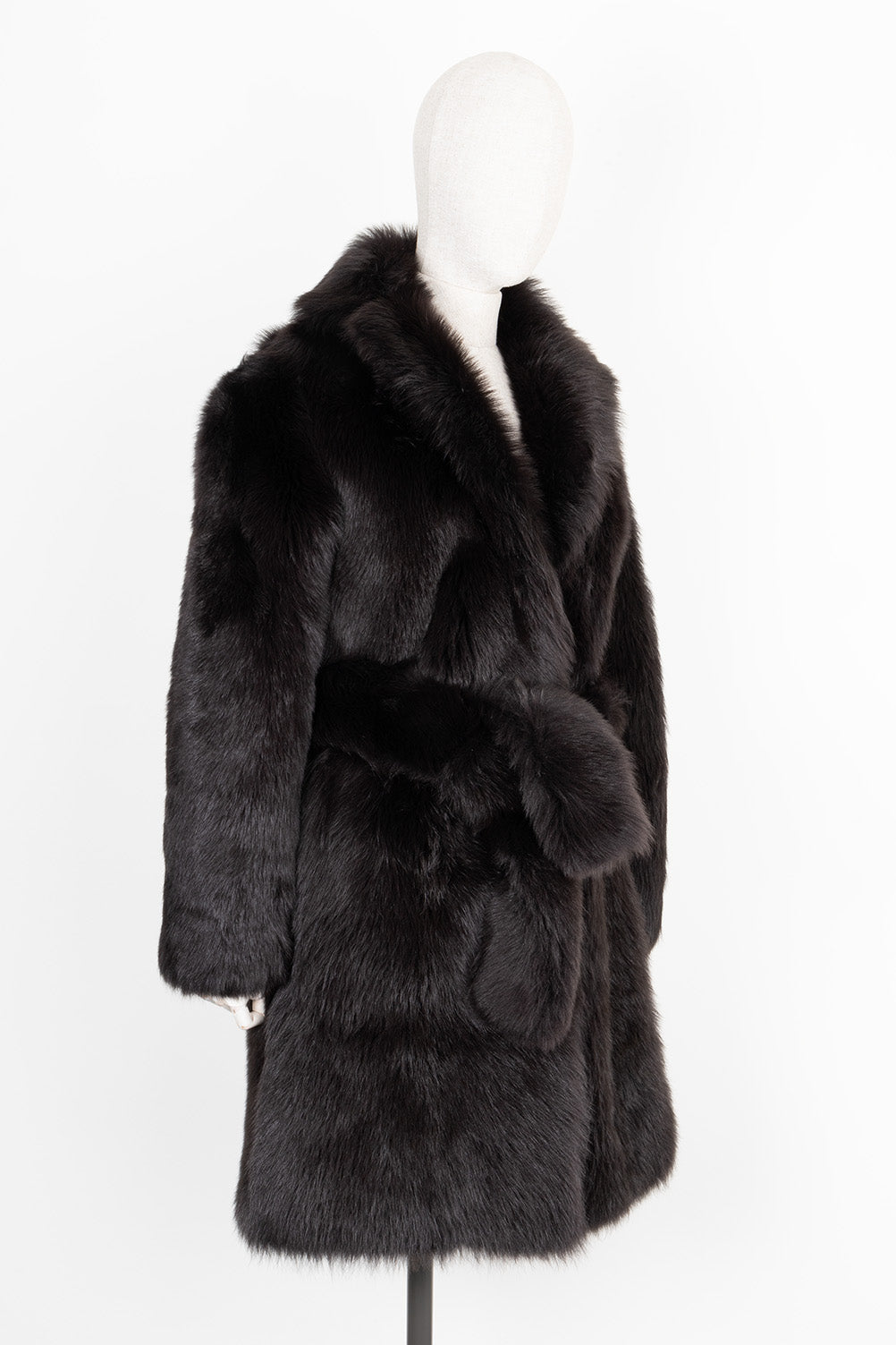 BOTTEGA VENETA Shearling Coat Toscana Dark Brown – REAWAKE