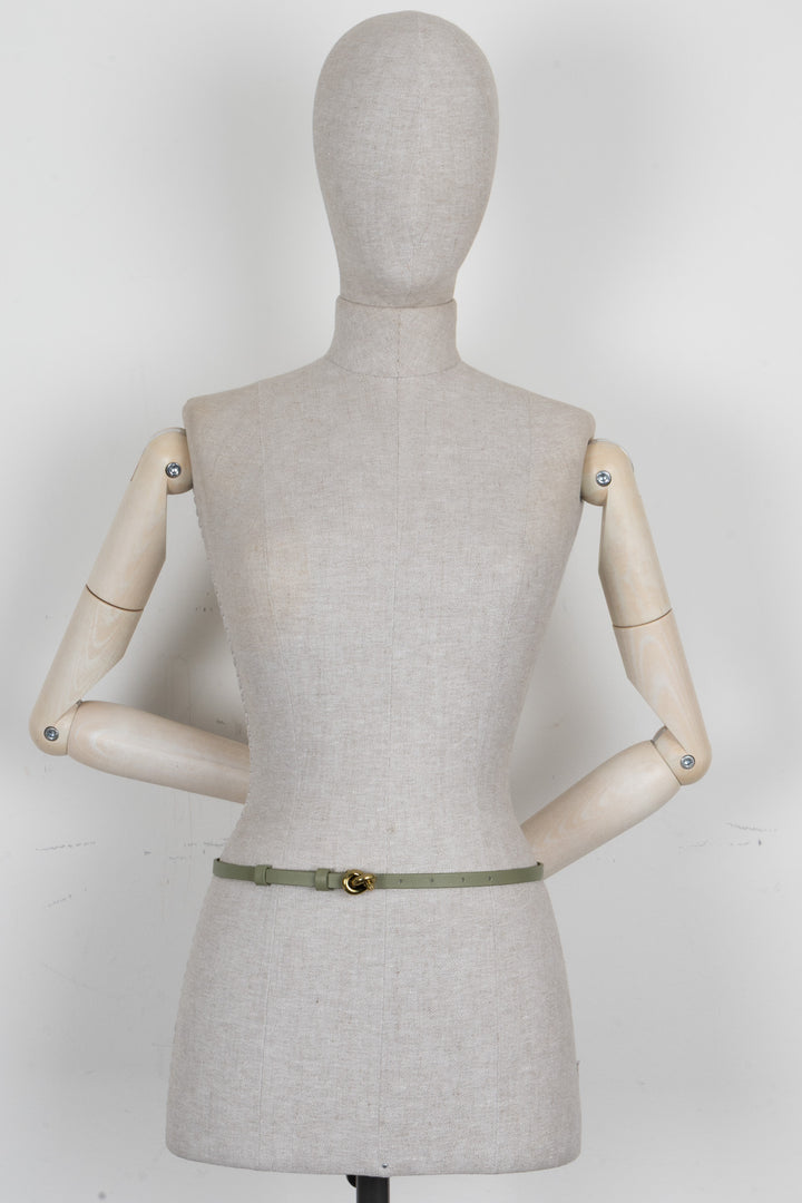 BOTTEGA VENETA Knot Belt Leather Sage