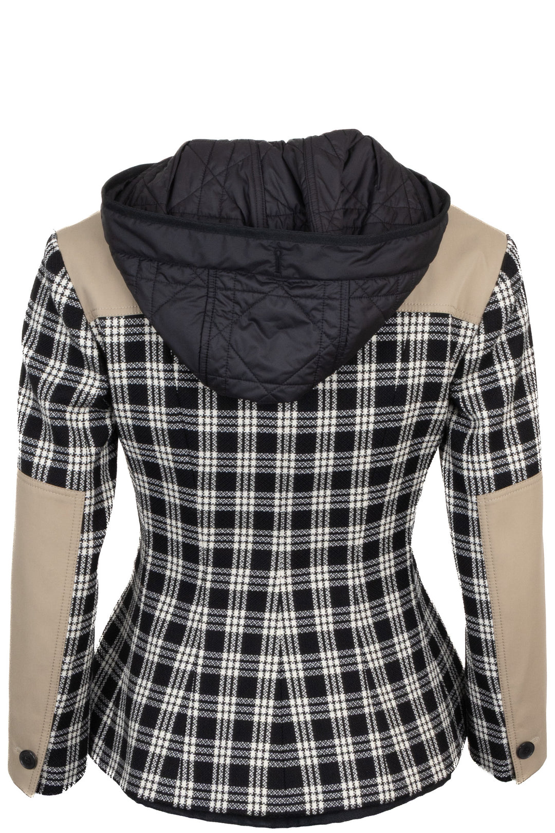 CHRISTIAN DIOR 2022 Veste 2-en-1 Check'N'Dior en laine noir