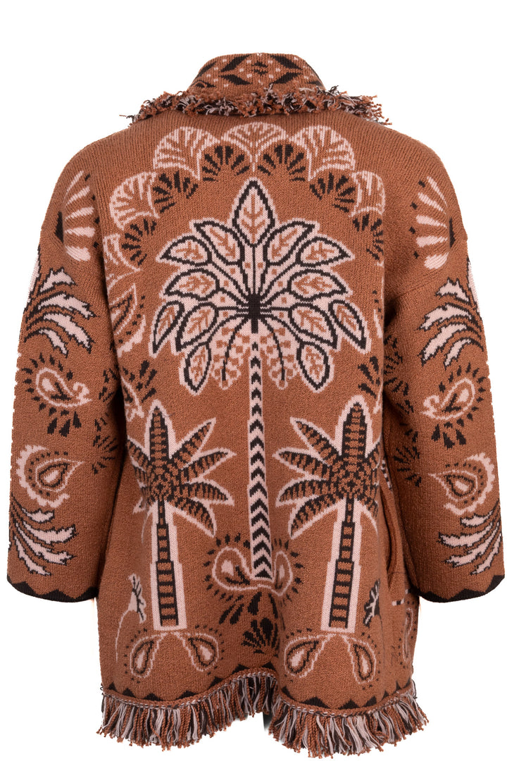 ALANUI Wool Cardigan Cognac