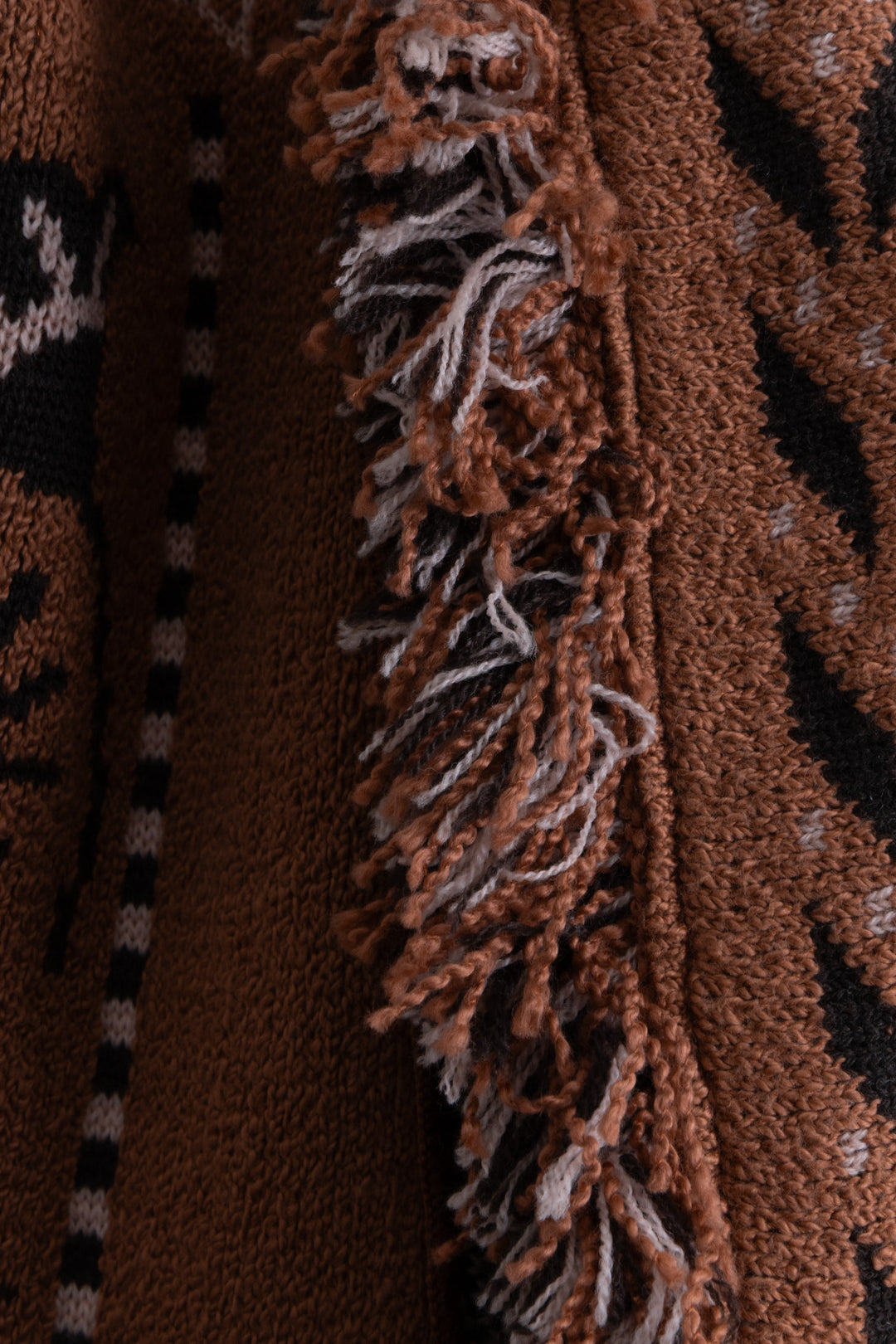 ALANUI Wool Cardigan Cognac