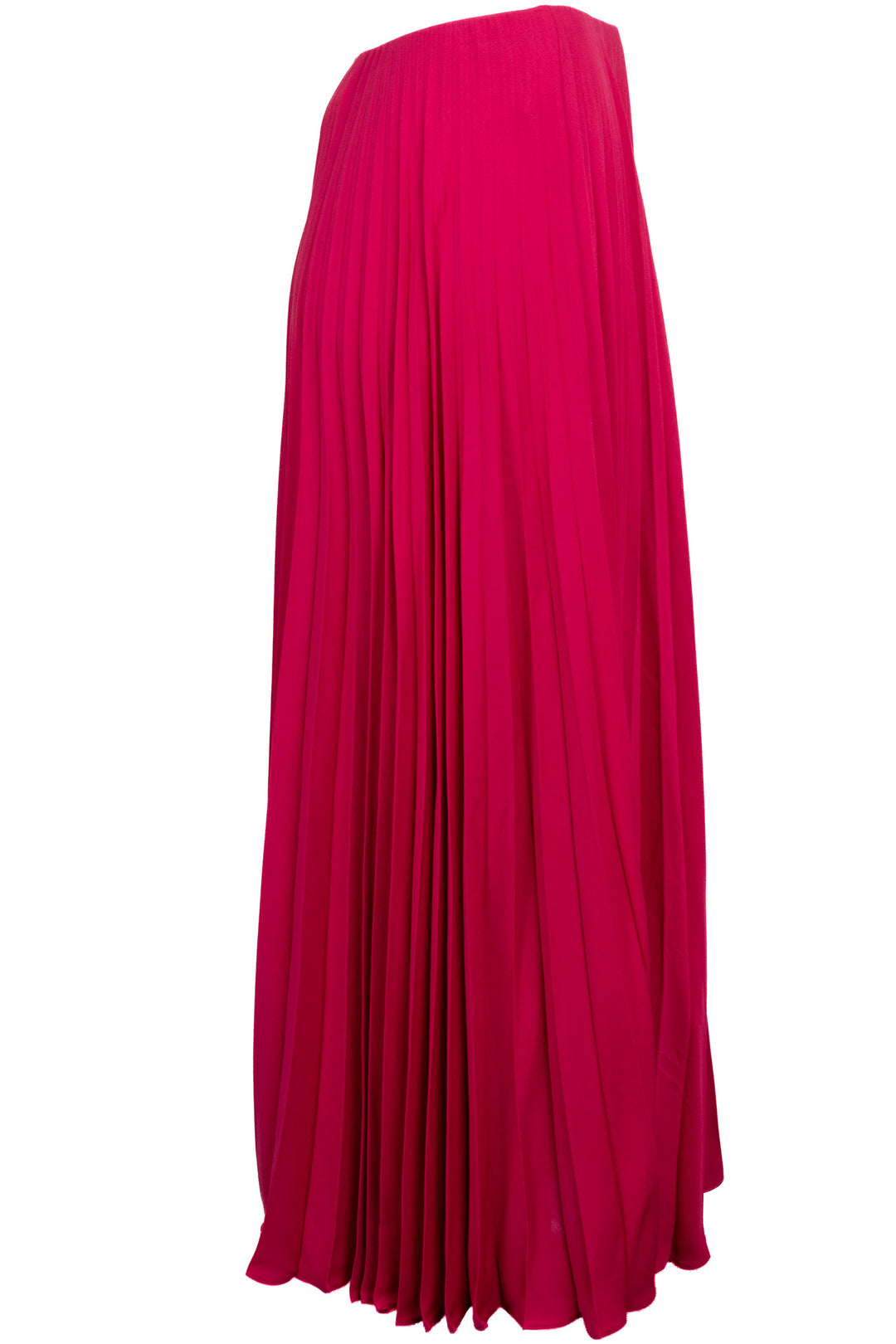 VALENTINO Pleated Skirt Silk Pink