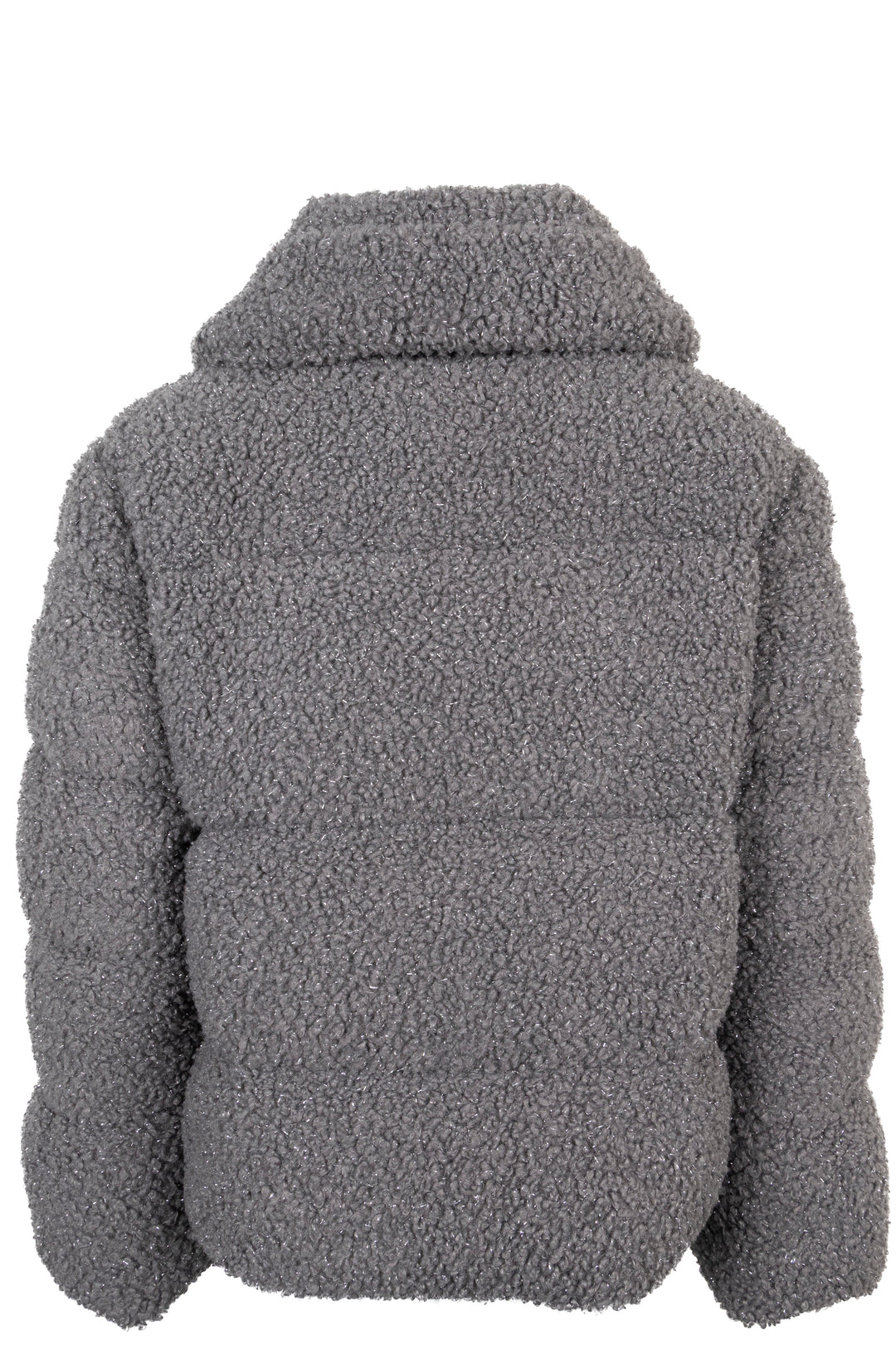 Doudoune MONCLER Barbot en lurex gris