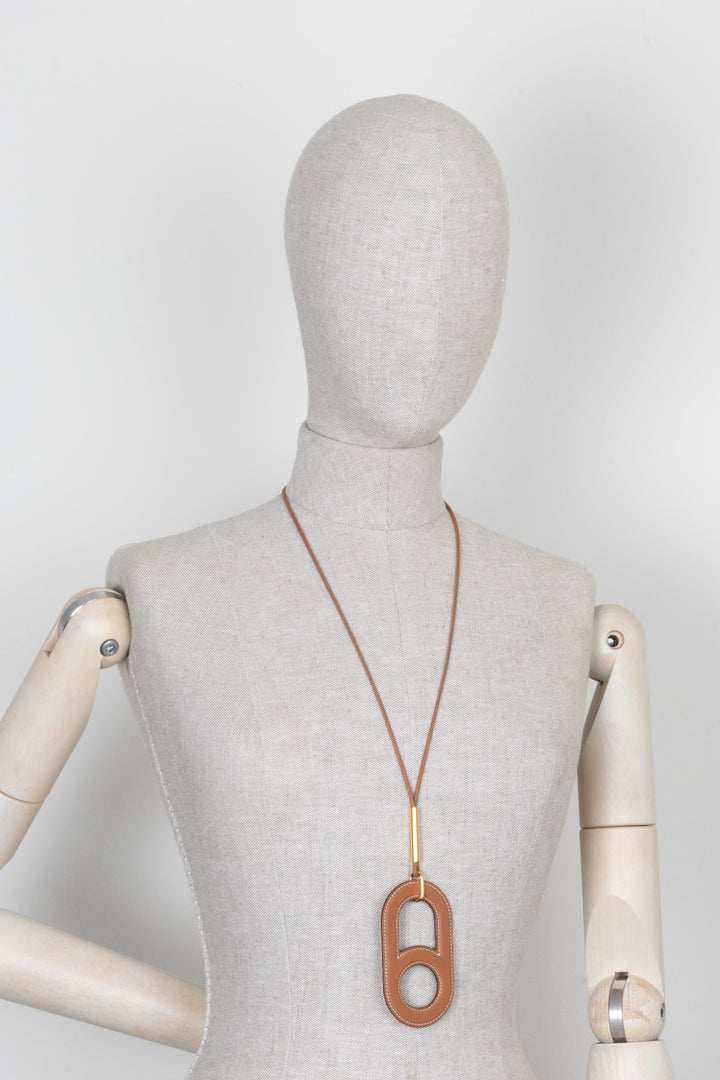 HERMÈS Variation Necklace Swift Gold