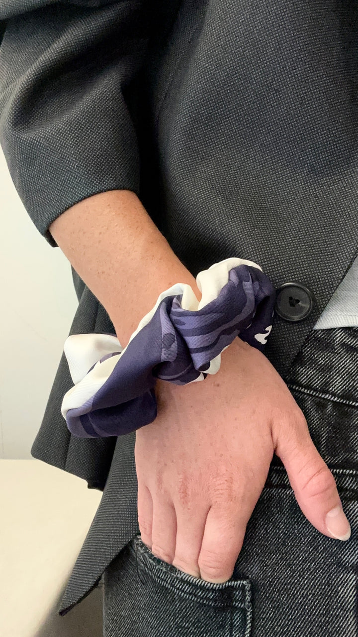REAWAKE Atelier Scrunchie Purple White