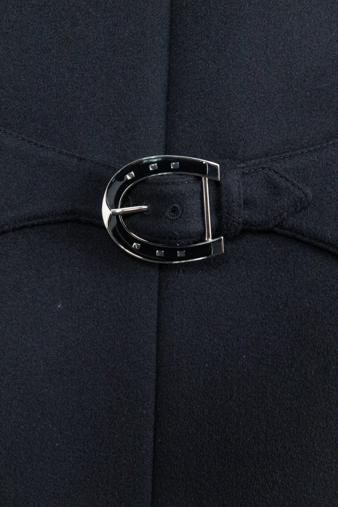 GUCCI Single-Breasted Short Wool Coat Black