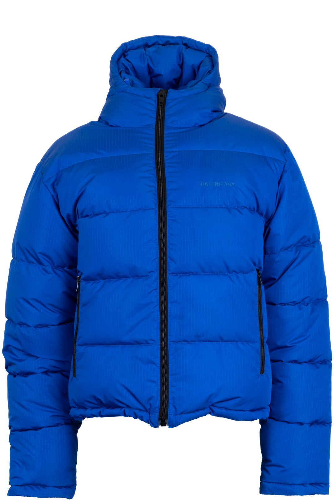 BALENCIAGA 2018 Ripstop Puffer Jacket Electric Blue