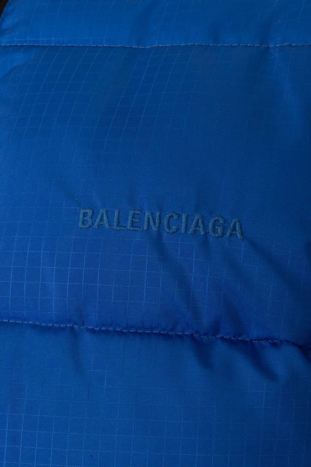 BALENCIAGA 2018 Ripstop Puffer Jacket Electric Blue