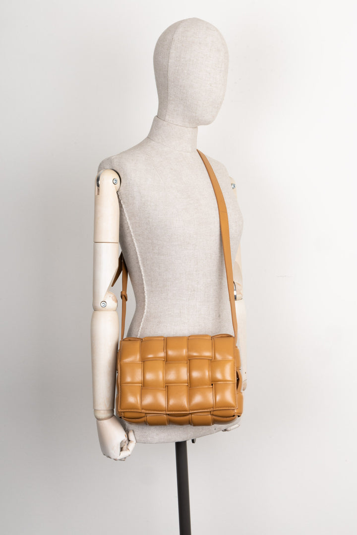 BOTTEGA VENETA Padded Cassette Caramel