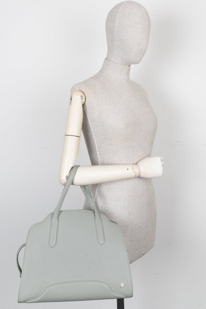LORO PIANA Medium Sesia Hand Bag Sage
