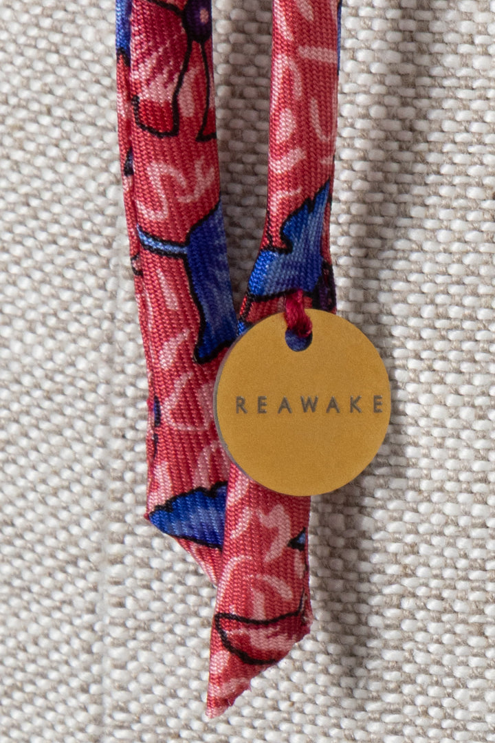UNFOLD Hermès Silk Necklace Silver