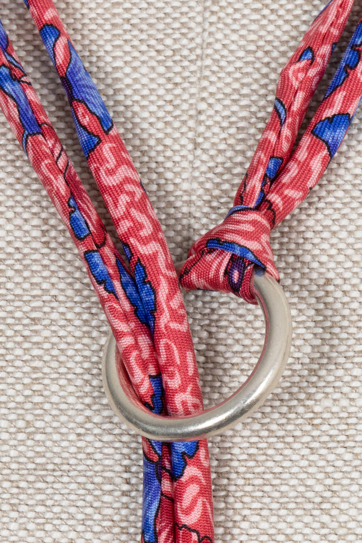 UNFOLD Hermès Silk Necklace Silver