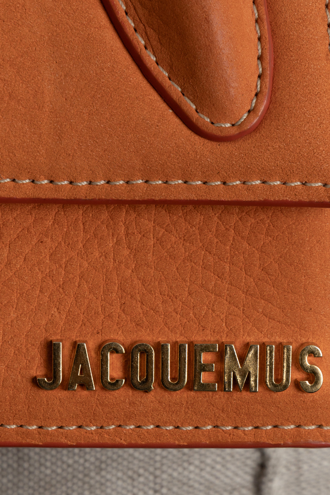 JACQUEMUS Le Chiquito Sac Bandoulière Long Orange