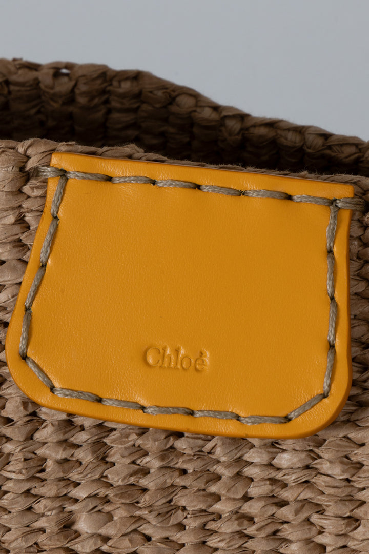 CHLOÉ X Eres Palma Raffia Tote Bag