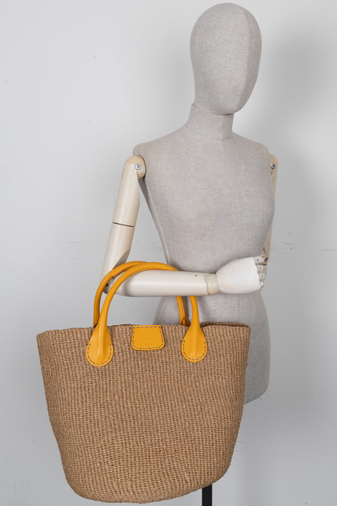 CHLOÉ X Eres Palma Raffia Tote Bag