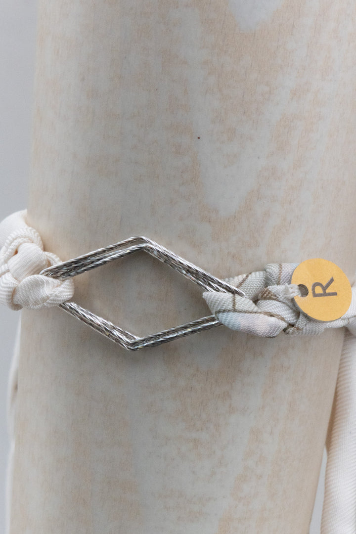 UNFOLD Hermès Silk Bracelet Silver