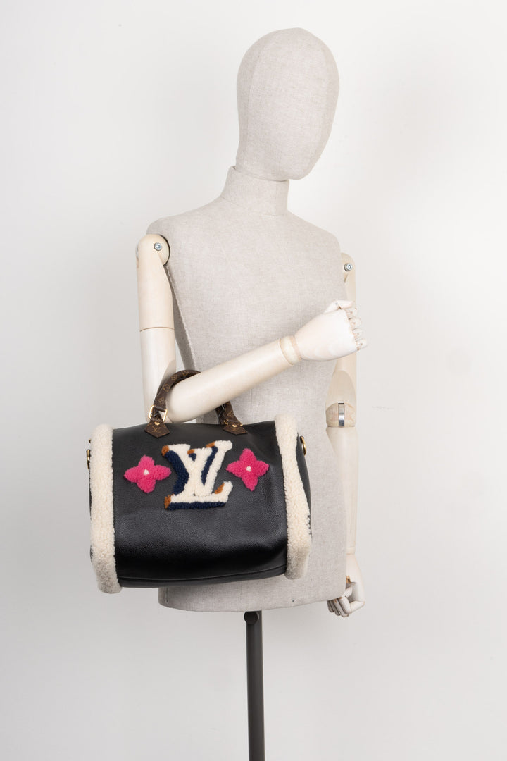 LOUIS VUITTON Speedy 30 BA Teddy C.N.