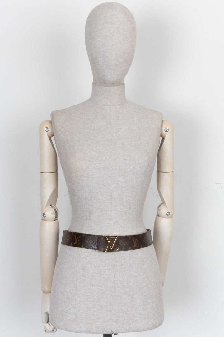 LOUIS VUITTON MNG Canvas Belt Brown