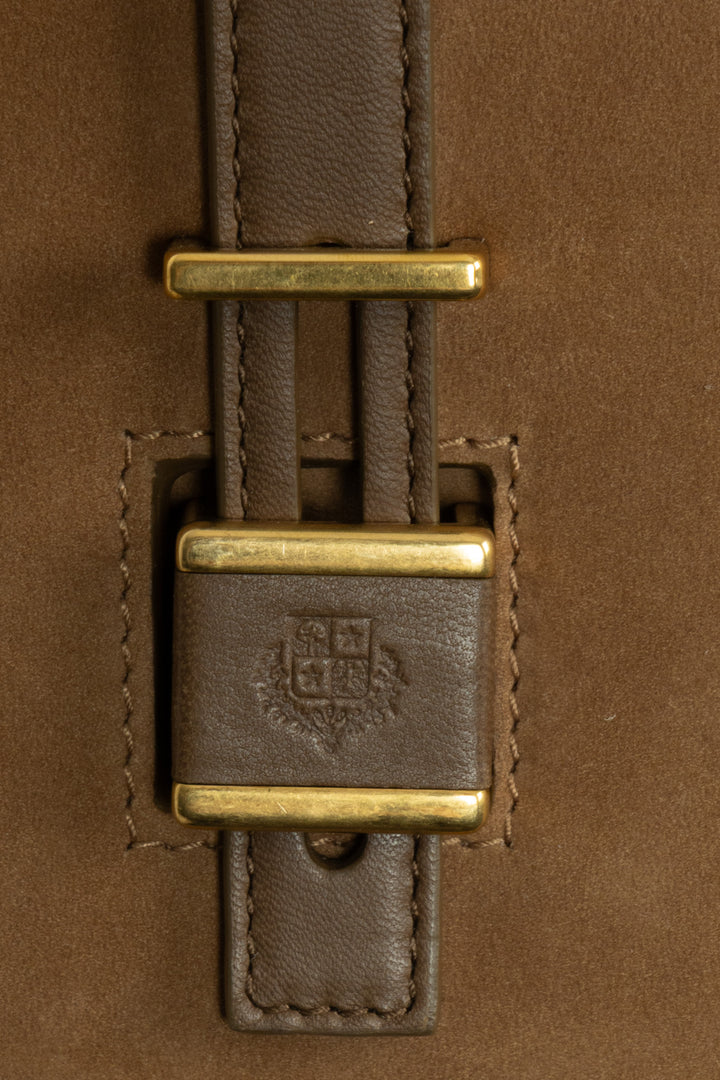 LORO PIANA Long Lock In Bag Camel