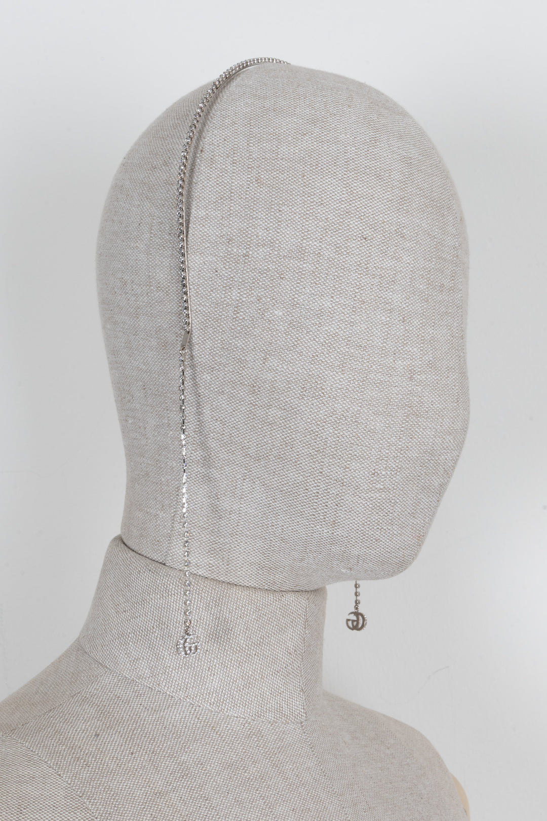 GUCCI Headband Crystals Silver