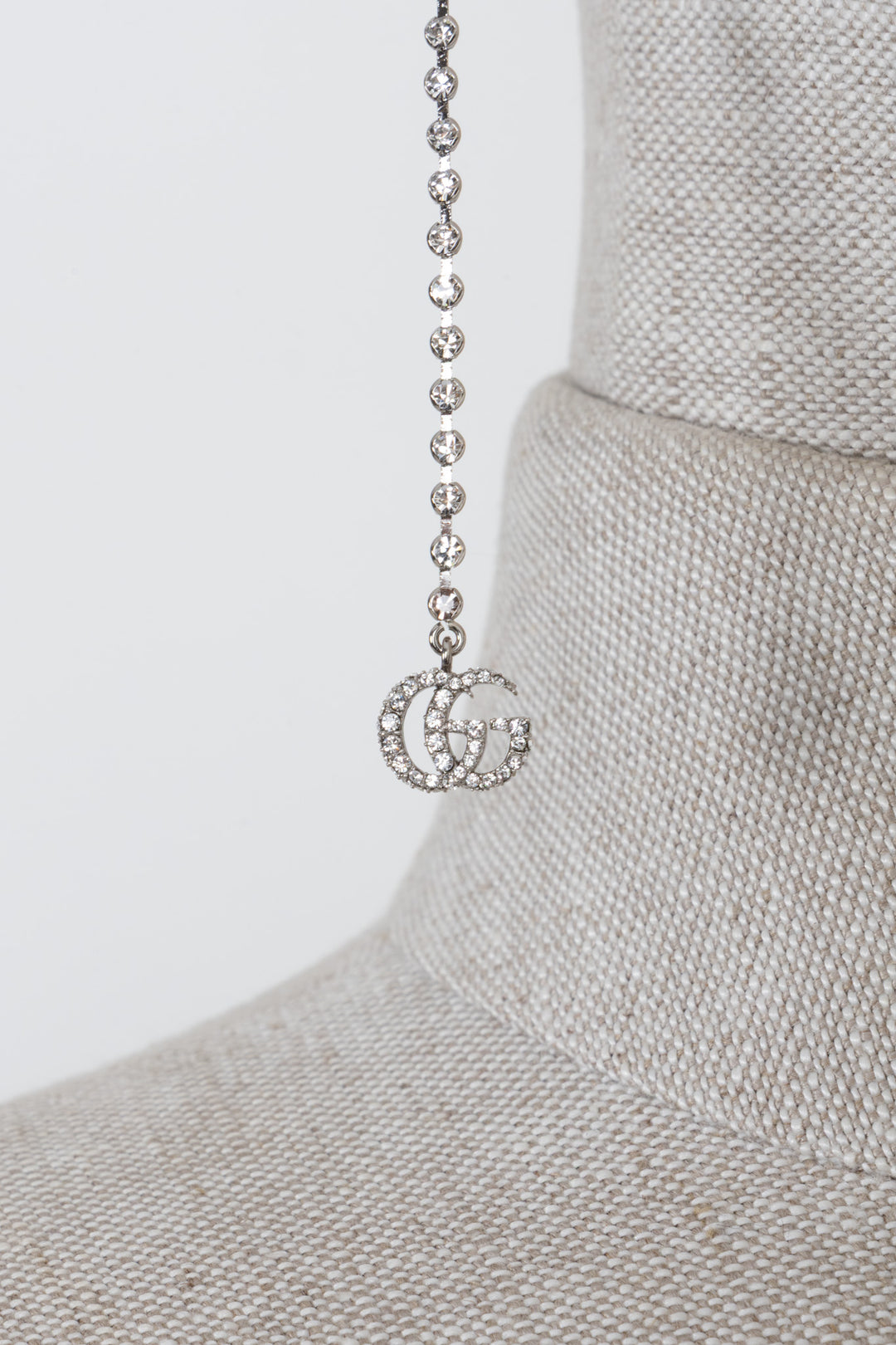 GUCCI Headband Crystals Silver