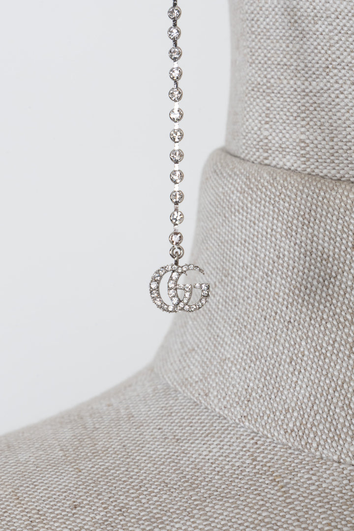 GUCCI Headband Crystals Silver