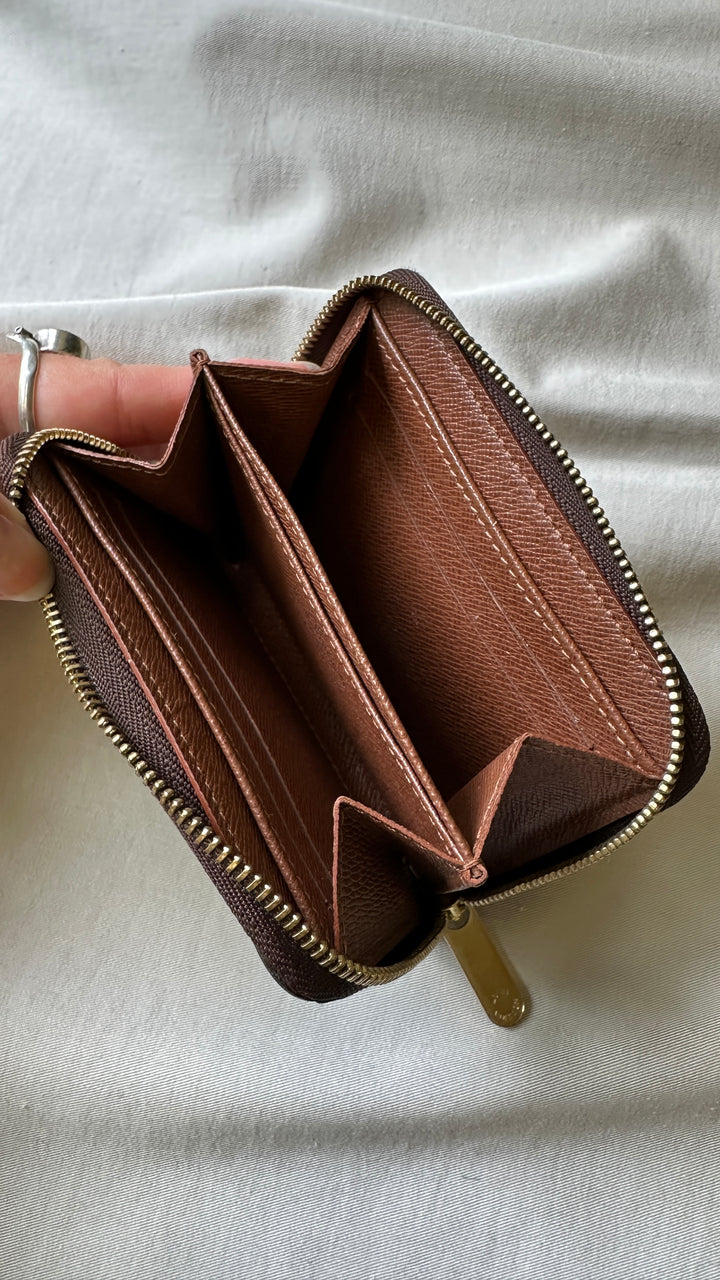 LOUIS VUITTON Zippy Coin Wallet MNG Canvas