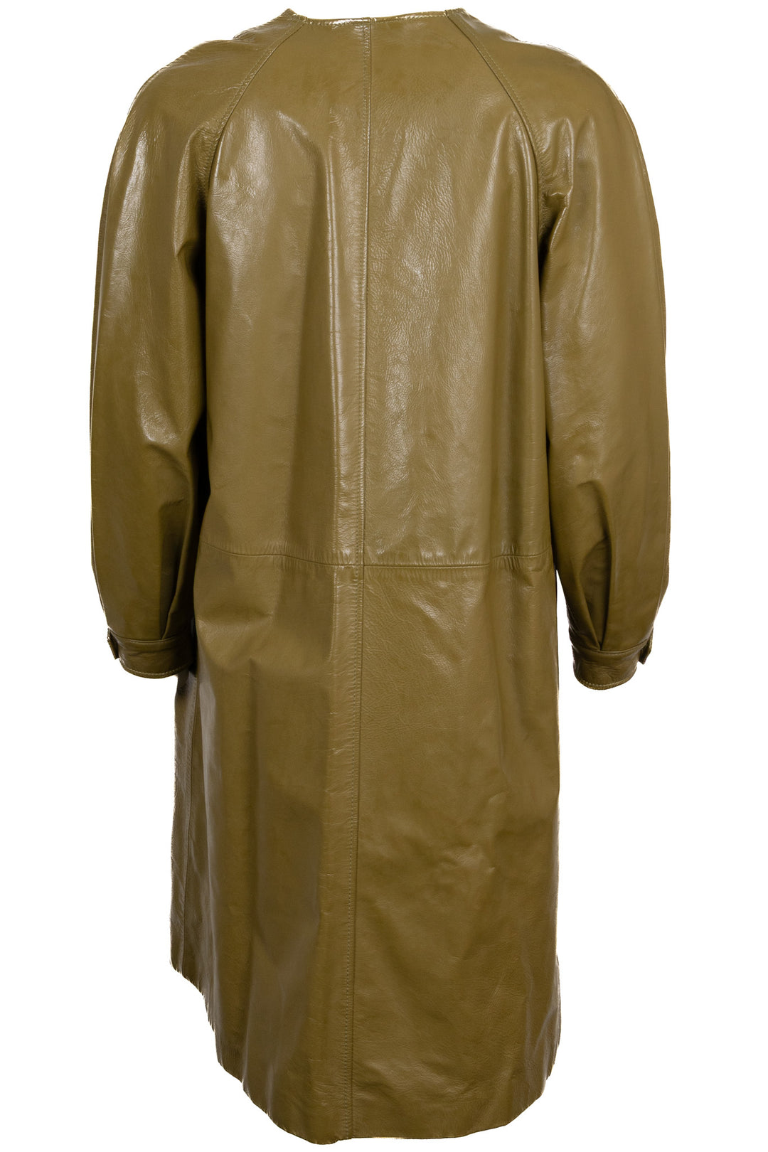 Manteau Gucci Garden en cuir kaki