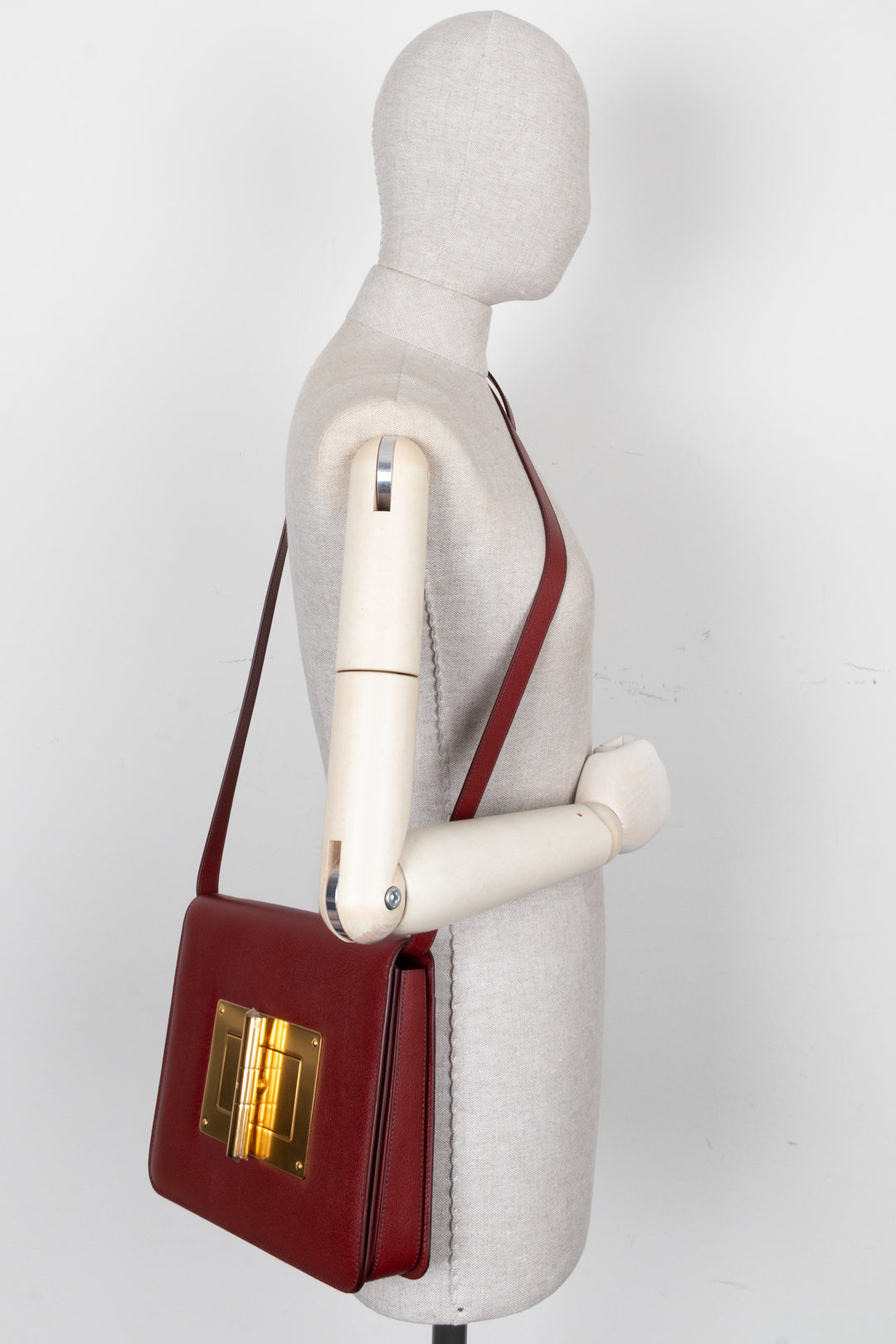 TOM FORD Natalia Crossbody Bag Burgundy