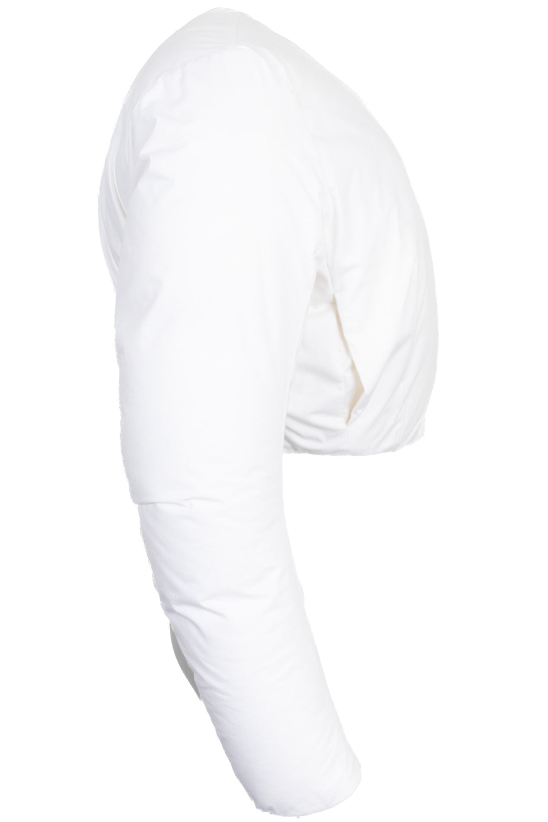 PRADA Cropped Pillow Jacket Cotton White