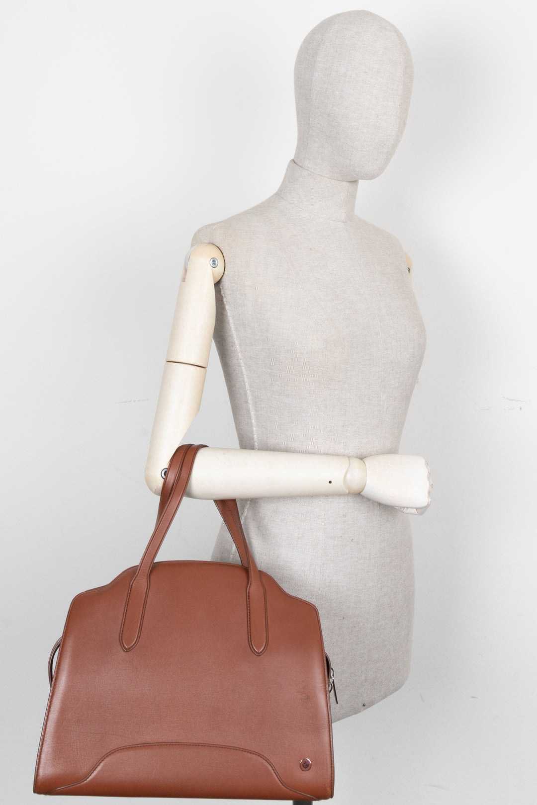 LORO PIANA Medium Sesia Hand Bag Brown