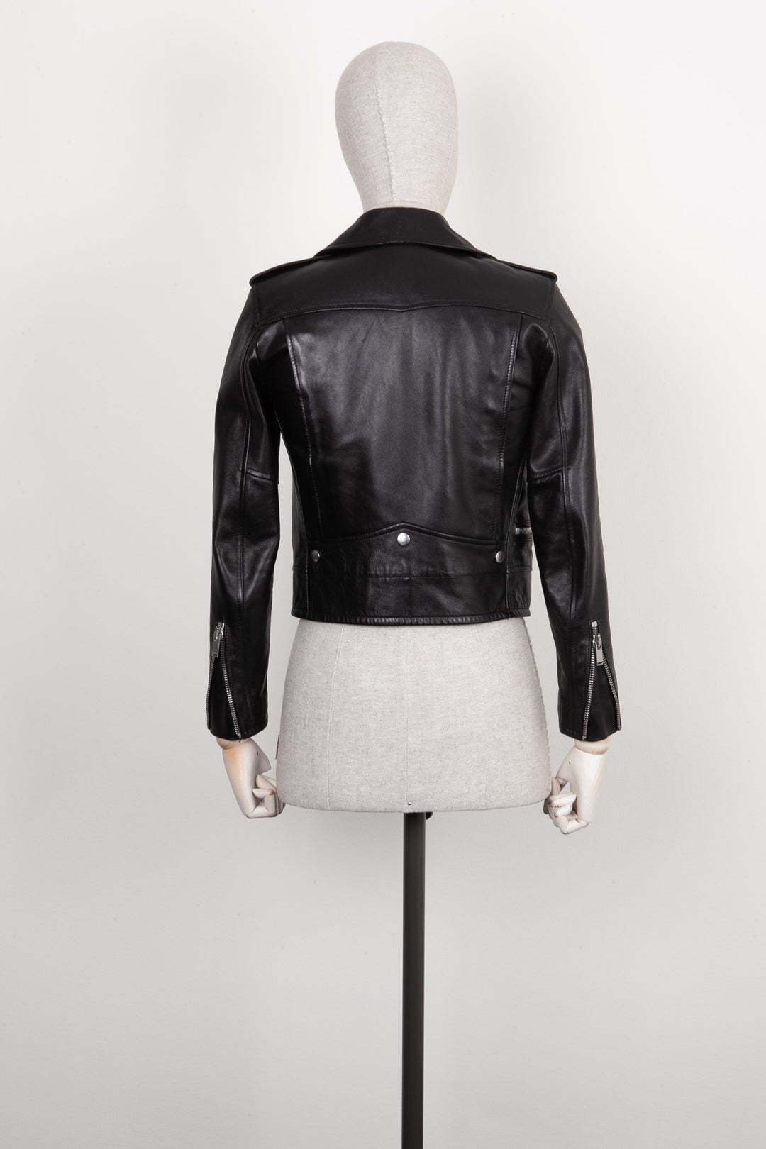 SAINT LAURENT Biker Jacket Black