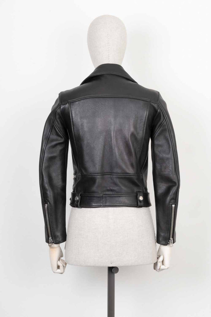 ACNE STUDIOS Leather Biker Jacket Black