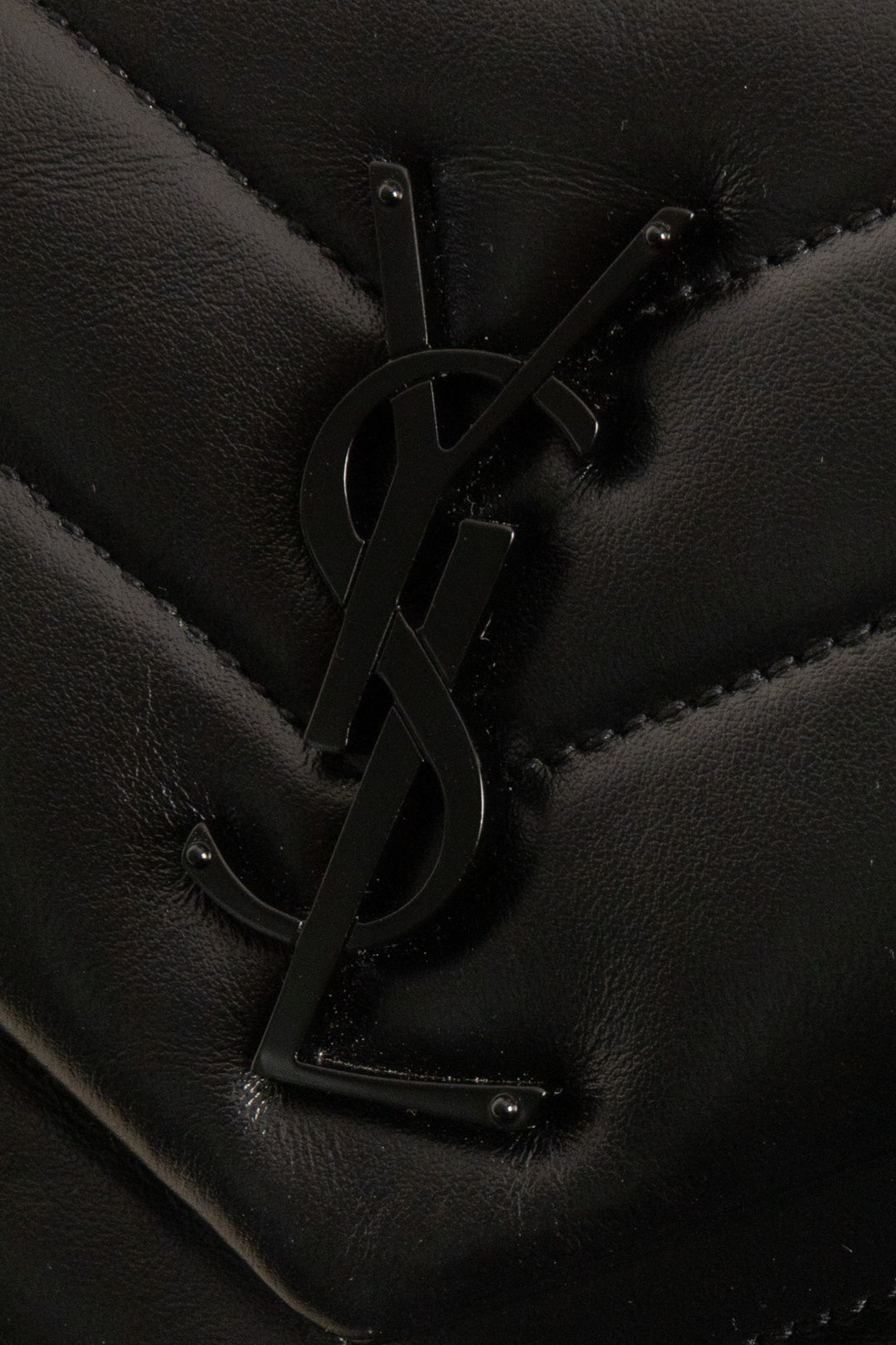 SAINT LAURENT Sac LouLou Petit Cuir Tout Noir