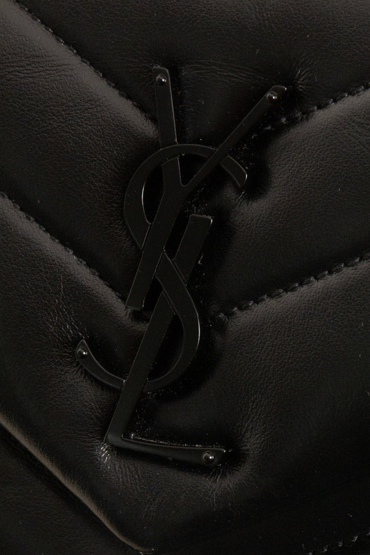SAINT LAURENT Sac LouLou Petit Cuir Tout Noir