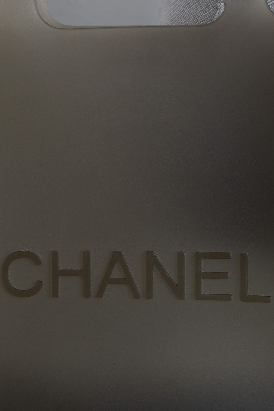 CHANEL Jelly Logo Tote Small