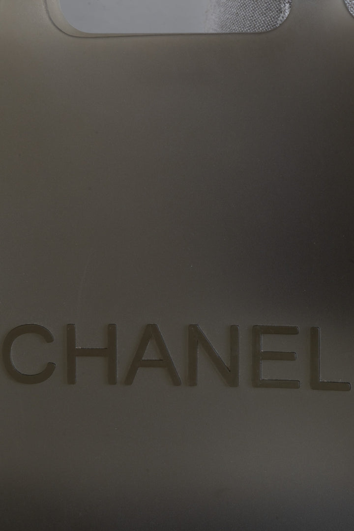 CHANEL Jelly Logo Tote Small
