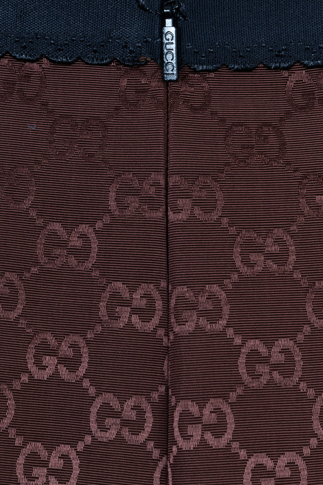 GUCCI GG Pencil Skirt Cotton Bronze